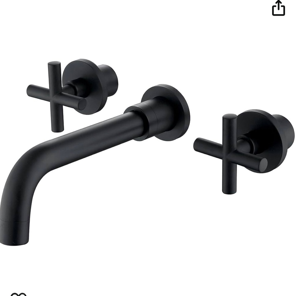 SITGES Matte Black Bathroom Faucet